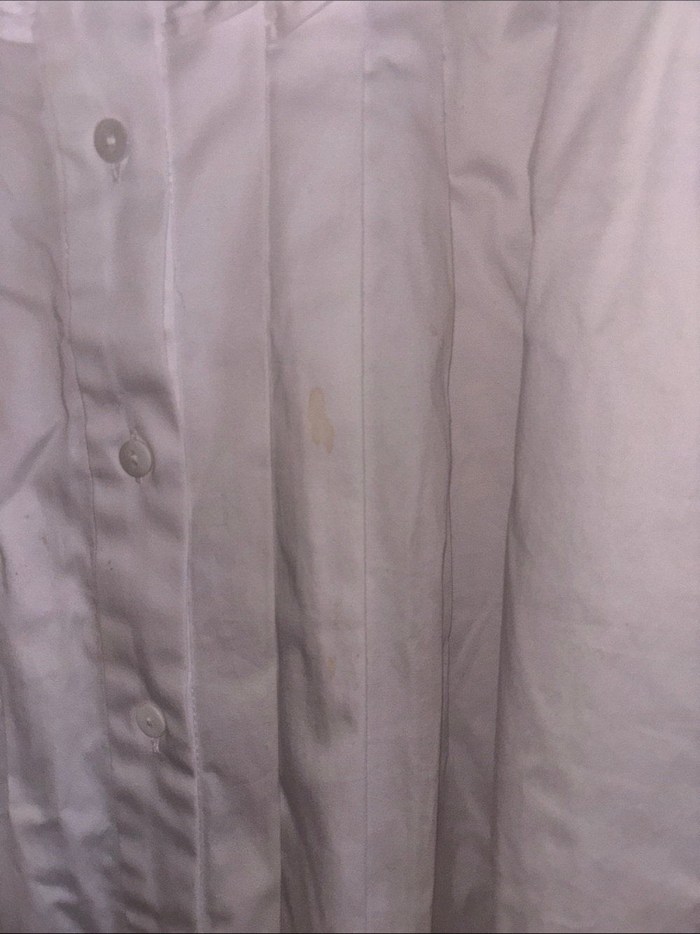 Cynthia Rowley White Ruffled Front Button Dress - Picture 3 of 3